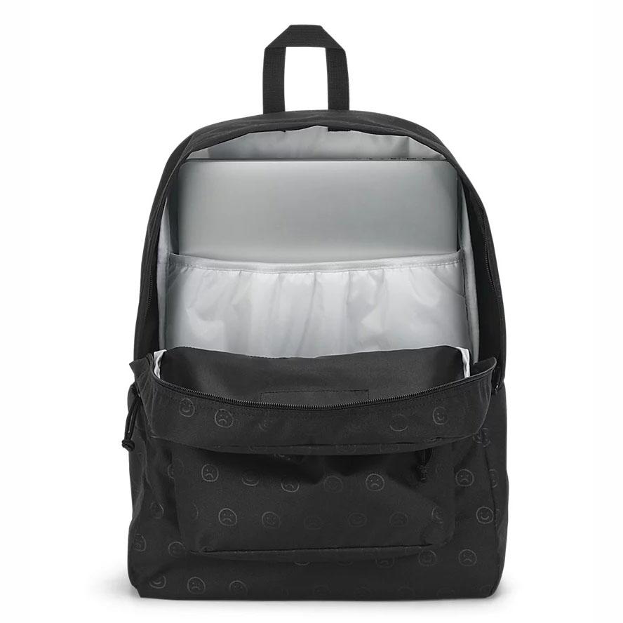 Sac à Dos Scolaire JanSport HAPPY AND SAD BUNDLE Noir | RQO-66447001